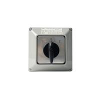 LW26-63A Cam Switch with Enclosure Changeover Main Knob 690V 63A 1 Pole Waterproof Box Rotative YMW26-63/1M(Switch with Box 102)
