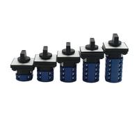 LW28 125A 1/2/3/4/5/6/7 Phase 4/8/12/16/20/24 Screw Terminal 3 Position Changeover cam Switch Silver (ON-Off,7P-28 terminals) Switches