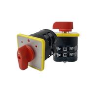 LW5-16A Interruttore a camme a 3 posizioni, selettore rotativo a doppia alimentazione, controllo motore for due carichi diversi(16A 1P)
