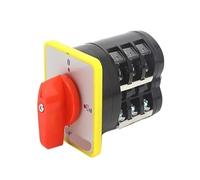 LW5D-16/YH3.3 16A Four Position Three Pole Three-Phase Voltmeter Conversion Rotary Yellow Panel Changeover Cam Switch