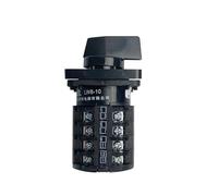 LW8-10/4 Commutatore elettrico a camme rotanti 4 poli 10 A 380 V 16 terminali 3 posizioni contatto argento 10 amp(102)