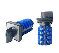 LW8-20/4 Interruttore rotativo a 3 posizioni con contatto in argento, on-off-on, 4 livelli, 20 A, selettore a camma for cambio marcia, 1 pezzo
