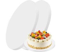 LWAIX 12mm Sottotorta Tondo 30 cm Vassoio per Torta Rotondo Cake Board Base Torta Cartone per Decorazione di Torte di Matrimoni e Feste di Compleanno 2PCS (Bianco)
