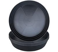 LWALRS 4 Confezioni da 40 cm per Piante e piattini Rotondi in plastica per vasi da Fiori per Interni ed Esterni