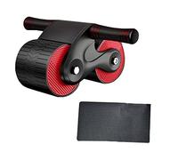 Lwaviwer Aabdominal Roller Wheel Home - Allenatore automatico per addominali con ginocchiere, per principianti, casa, palestra, fitness