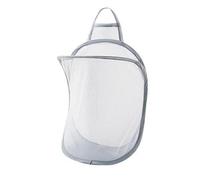 Lwaviwer Cesti per la Biancheria da Parete Piccoli Pieghevoli nel Rete, Cesto per la Biancheria da Appendere, per Hotel, Dormitorio Universitario, Grigio