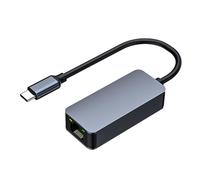 Lwaviwer Convertitore adattatore cablato da Ethernet a RJ45 2.5G USB 3.0 da 2500 Mbps per PC portatile - Tipo C
