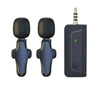 Lwaviwer K35Pro Microfono Lavalier Wireless Microfono per Fotocamera Cellulare Registrazione Video Speaker Auricolare