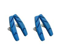 Lwaviwer Set di pastiglie freno per bici, pastiglie per freno silenziose per mountain bike e Fixie, accessori per freni per bicicletta blu