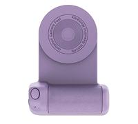 Lwaviwer Supporto per fotocamera 3 in 1, ricarica wireless, supporto magnetico per selfie per telefoni Android/IOS, viola