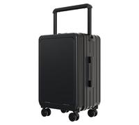 LWCHUANG Valigia espandibile, valigia trolley larga, valigia grande capacità da 20 pollici con coperchio aperto, con interfaccia USB, ganci, ruote universali silenziose, cerniere impermeabili