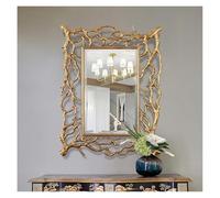 LWei W Specchio del Bagno, Specchio Decorativo da Parete Quadrato Modello Grande, Doccia for Trucco, Specchio Decorativo estetico, for Bagno, Camera da Letto, Design for la casa