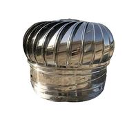 LWJSOCP Camino Girevole in Acciaio Inox, Camino Girevole, Camino Girevole, Camino Girevole in Acciaio Inox, Camino Girevole Anti-tiraggio discendente con Ventilazione a Tappo Girevole, 100 mm