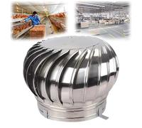LWJSOCP Comignolo, Cappa di Ventilazione, Cappuccio Antipioggia per Camino, Copertura per Camino in Acciaio Inox 304, sfiato per Canna fumaria sul Tetto, per Case, fabbriche, soffitte e fattorie (di