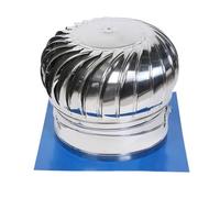 LWJSOCP Comignolo, Cappuccio Antipioggia per Tetto, Cappuccio per Camino con turbina Rotante in Acciaio Inox, Cappuccio Anti-tiraggio discendente, per canne fumarie in Argilla Esistenti all'Esterno