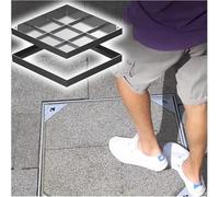 LWJSOCP Coperchi per pozzetti in Acciaio Inox Resistente - Coperchi Invisibili per Fosse settiche per Uso Esterno - Coperchi Quadrati per Fosse settiche (13-41 Pollici) con Base per pavime