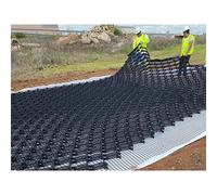LWJSOCP Griglia geotermica stabilizzatrice per Terreno, Resistente, Ideale per Serre, terrazze, Prati, Giardini e capanni. Dimensioni: 4 m x 4 m (13 Piedi x 13 Piedi).