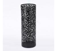LWJSOCP Heavy-Duty Metal Umbrella Stand - Large Capacity Cylindrical Holder for Commercial Use, Entryways And Patio Umbrellas (Black)