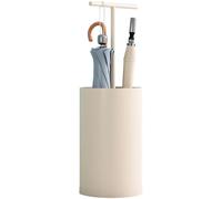 LWJSOCP Portaombrelli in Stile Classico per Ingresso, Grande capacità, Supporto cilindrico con Facile Installazione, Secchio Decorativo per Ufficio o casa, Colore Beige, Opzione Regalo