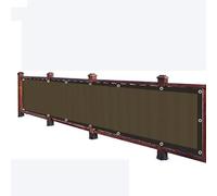 LWJSOCP Schermo frangivento per balconi, Rete ombreggiante da Giardino, tettoia per terrazza Esterna, Pannello per la Privacy del Patio, 0,9x3 m (caffè) - Perfetto per terrazze e Gazebo