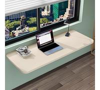 LWJSOCP Scrivania a Parete Pieghevole - Tavolo salvaspazio per Studio e Sala da Pranzo, Versatile scrivania appendibile per Computer, Ideale per Camera da Letto e Sala da Pranzo, Colore Legno, 100x3