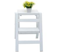 LWJSOCP Sgabello da Arrampicata per Interni, Sgabello Pieghevole, Sedia con Scala, Sedia in Legno massello, portafiori Multifunzione/3 gradini (2 gradini)