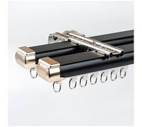 LWJSOCP Sistema di binari per Tende a Doppio Bastone con Montaggio a soffitto/Parete, Ideale per Dividere Ambienti Come Soggiorno, Camera da Letto e Doccia. Una Soluzione Versatile per l'arredamento