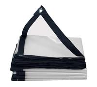 LWJSOCP Telone Impermeabile per Esterni, Resistente alle intemperie, Trasparente, Impermeabile per pergola, Pannello Laterale Impermeabile, Giardino (Colore: Trasparente, Dimensioni: 2,5x1