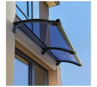 LWJSOCP Tenda da Sole Esterna in policarbonato per Porte e balconi - Resistente ai Raggi UV, alla Pioggia e alla Neve - Perfetta per Giardini e terrazze - Ampia Dimensione 130 x 360 cm per la massim