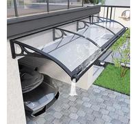 LWJSOCP Tettoia in Alluminio per Porta d'ingresso - Veranda Esterna per Patio con Tetto in policarbonato per Protezione dai Raggi UV, Riparo dalla Pioggia, Design Resistente alle intemperie, Facile