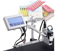 lwjunmm Macchina di codifica automatica,stampante a getto d'inchiostro industriale con il touch screen di HD,stampante a getto d'inchiostro online,12.7mm