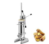 lwjunmm Macchina per Churros, 3L Commerciale Manuale Macchina per Churro Spagnola Macchina per Ciambelle Riempitrice Verticale in Acciaio Inossidabile Macchina per Dessert Macchina,2L