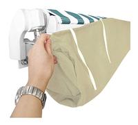 LWLCY Copertura per Tenda da Sole, Custodia Impermeabile per Tenda Sostituzione Impermeabile della Copertura della Tenda Protezione Solare Custodia, Invernale, 420D Tessuto Oxford, Beige(Size:4.5M)