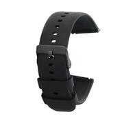 LWMLWM Cinturino di Ricambio in Silicone per Orologio, 22mm, Nero, Larghezza: 22mm, Lunghezza: 20,8cm, Spessore: 2,7mm, Compatibile con Orologi con Perni da 22mm