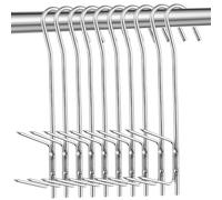 LWMLWM Ganci per Carne, 10 Pezzi Gancio per Affumicatore, per Appendere Pesce Affumicato, Carne, Salsicce(21cm)