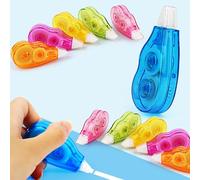 LWMTT 12 Pezzi Bianchetto a Nastro,Mini Pocket Correttore a Nastro Scolorina,Nastro correttivo per cancellare,per Bambini Studenti Ufficio Scuola Casa