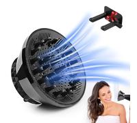 LWMTT Diffusore universale per capelli,Diffusore Asciugacapelli,Diffusore per Capelli,Pieghevole,Adattabile per Asciugacapelli con Ugello da 1.38-3.15 pollici per capelli ricci o ondulati Universale