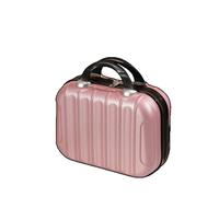 LWODANU Valigia da 35,6 cm Mini Bagaglio Piccola Borsa Cosmetica Può Appendere Bagagli Trolley Scatola di Immagazzinaggio Portatile Carry on Bagagli, Oro rosato
