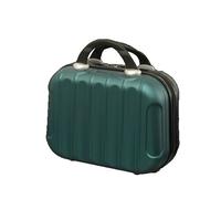 LWODANU Valigia da 35,6 cm Mini Bagaglio Piccola Borsa Cosmetica Può Appendere Bagagli Trolley Scatola di Immagazzinaggio Portatile Carry on Bagagli, Nero verde