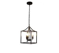 LWOMAN Lampada a Sospensione Rustica Americana Illuminazione a Sospensione Cava in Ferro Lampada a Sospensione Industriale for Soggiorno Foyer Corridoio Sala da Pranzo Fattoria