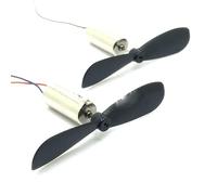 LWOMAN Motore brushless 2pcs Ad Alta velocità 716 Coreless Motore con Elica Piccolo Drone Motore Mini Quadcopter Aereo A Motore Giocattolo Fai da Te Hobby Motore Telaio amatoriale