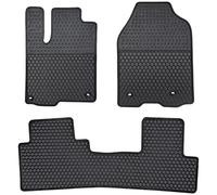 Lwope Car Floor Mats Custom Fit for Acura RDX 2013-2018 with 8-Way Front Passenger Seat Black Rubber Auto Liner Mats All Weather Protection Odorless