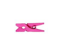 LWR CRAFTS Mini mollette in legno 15 colori 100 per confezione 1 "2,5 cm (rosa caldo)