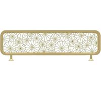 LwsCUiH Divisorio Decorativo in Ferro for Aree Pranzo e Ripiani Pannello di Protezione della Privacy for Ufficio, Ristorante, Hotel e Bar(Gold,40x90cm/15.74x35.43in)