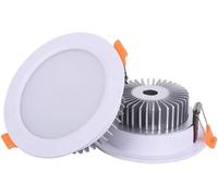 LwsCUiH Robusto faretto da incasso retrofit a LED Installazione semplice e luce da soffitto verso il basso Disco for montaggio a incasso 6000K Bianco freddo(Cool White Light-6000k,12W)