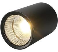 LwsCUiH Robusto faretto LED esterno impermeabile for montaggio superficiale lampada da soffitto balcone WC bagno downlight COB ad alta luce(Warm Light)