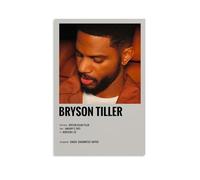 LWSCYMX Bryson Tiller - Poster su tela con copertine di album musicali popolari, serie cantanti, decorazione artistica da parete, per camera da letto, 50 x 75 cm, senza cornice