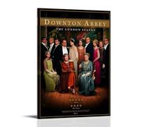 LWSCYMX Downton Abbey - Poster su tela con film e serie TV classici, decorazione artistica da parete, per camera da letto, 40 x 60 cm, con cornice