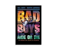 LWSCYMX Poster su tela con film e serie TV di Bad Boys, decorazione artistica da parete per camera da letto, 60 x 90 cm, senza cornice