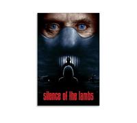 LWSCYMX Poster su tela con film e serie TV Il silenzio degli innocenti, decorazione artistica da parete per camera da letto, poster 30 x 45 cm, senza cornice